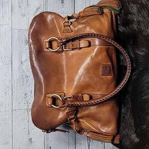 Vintage Dooney and Bourke Florentine Domed Buckle Satchel